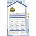 House Shape Write On Memo Boards with Calendar